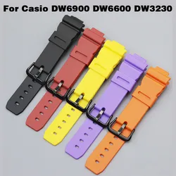 Silicone Watch Band for Casioak DW6900 Series GW-6900A G-6900B GLX-6900GB GLS-6900 Strap DIY Accessories Replacement Bracelet