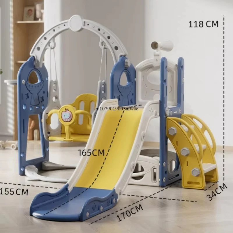 Swing Slide Family Multifunction Amusement Park 2 To 10 Year Old Three-in-one Indoor Outdoor Slide Toys Homes Children Toys