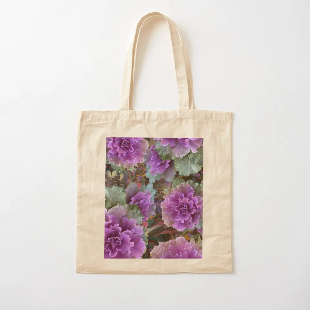 ORNAMENTAL CABBAGE Tote Bag Beach bag cute pouch bag Canvas Tote