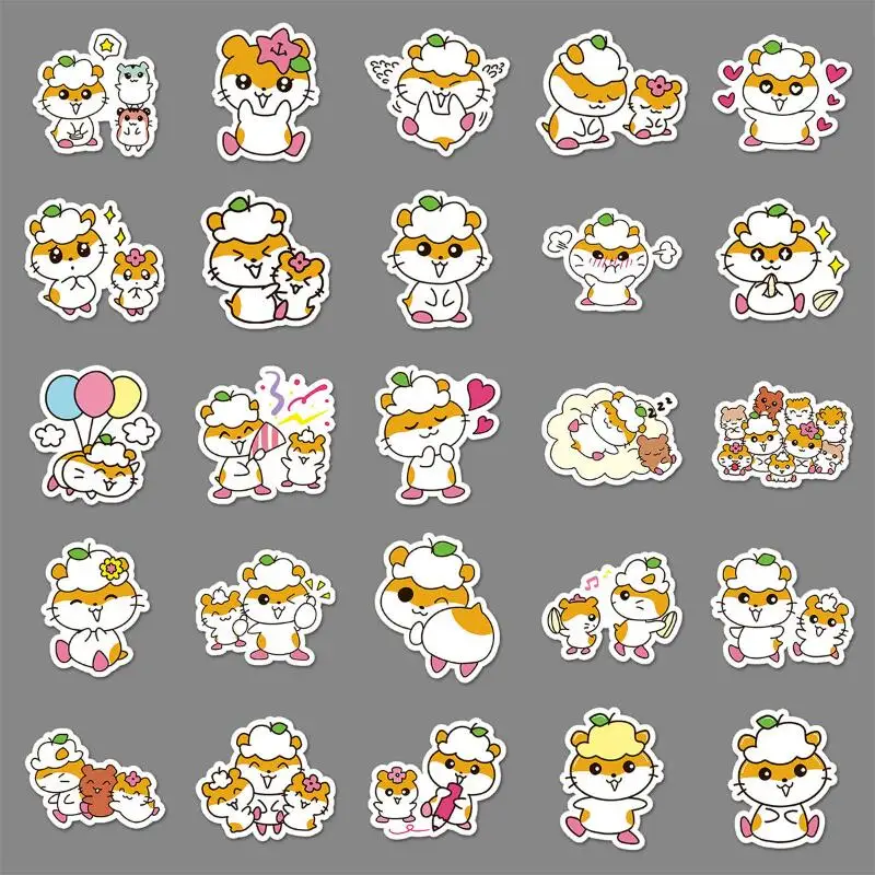 50 pièces Sanrio Corocoro kuririn Pcv étanche auto-fait Graffiti autocollants Iapd papeterie vélo décoration autocollants fille cadeau