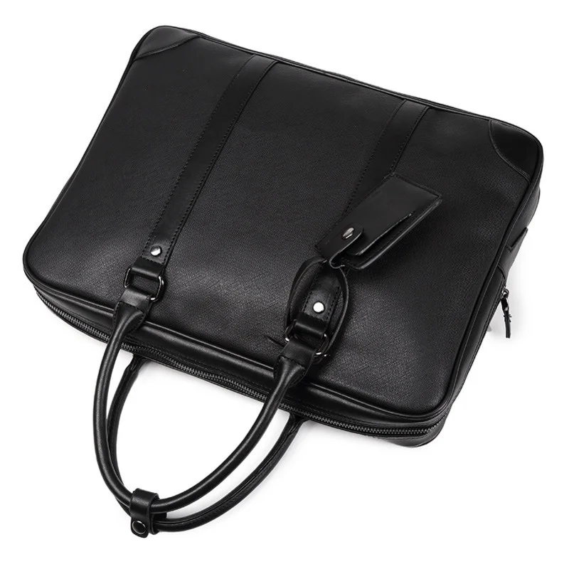 New Men Messenger Computer Bag Man 14-inch Leather Laptop Briefcase Handbag Single Bolso Bags Bandolera Hombre Sac Homme Women