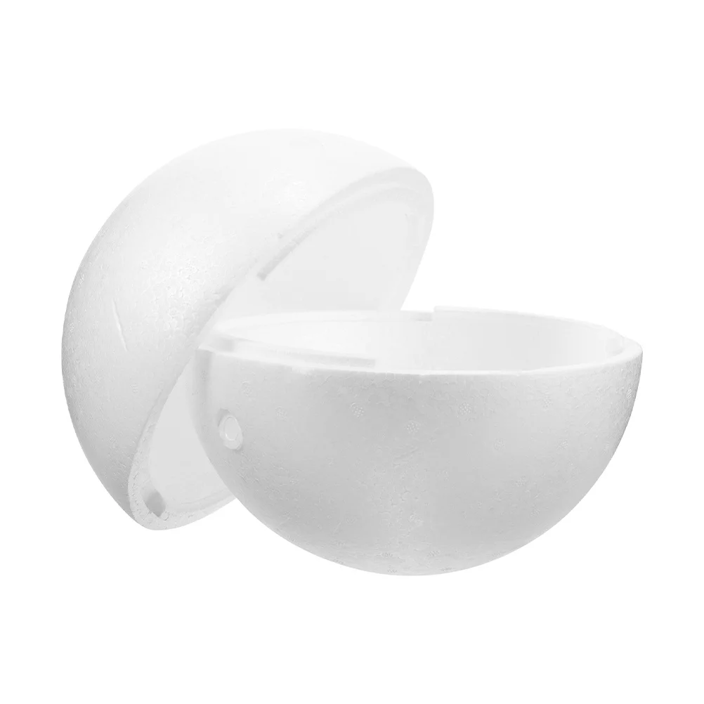 

Large Foam Ball White Craft Sphere for DIY Centerpieces Wedding Shower Decoration Round Smooth Surface Long-Lasting