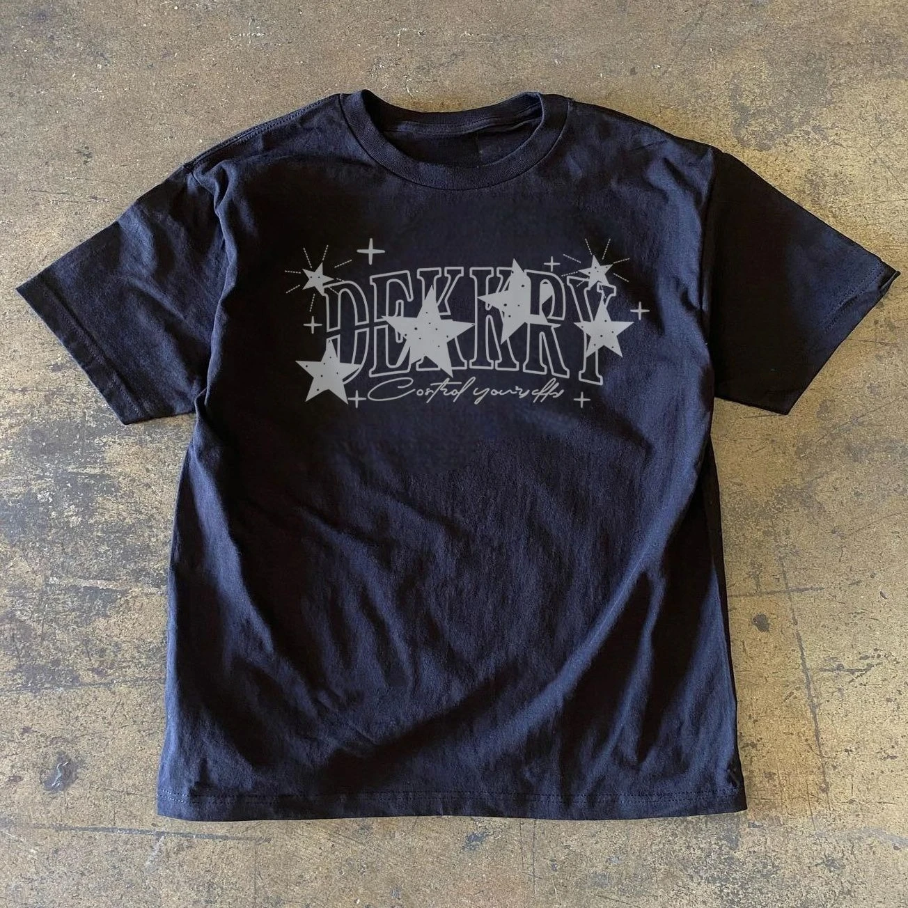 

Versatile design American short-sleeved t-shirt summer loose half-sleeved top