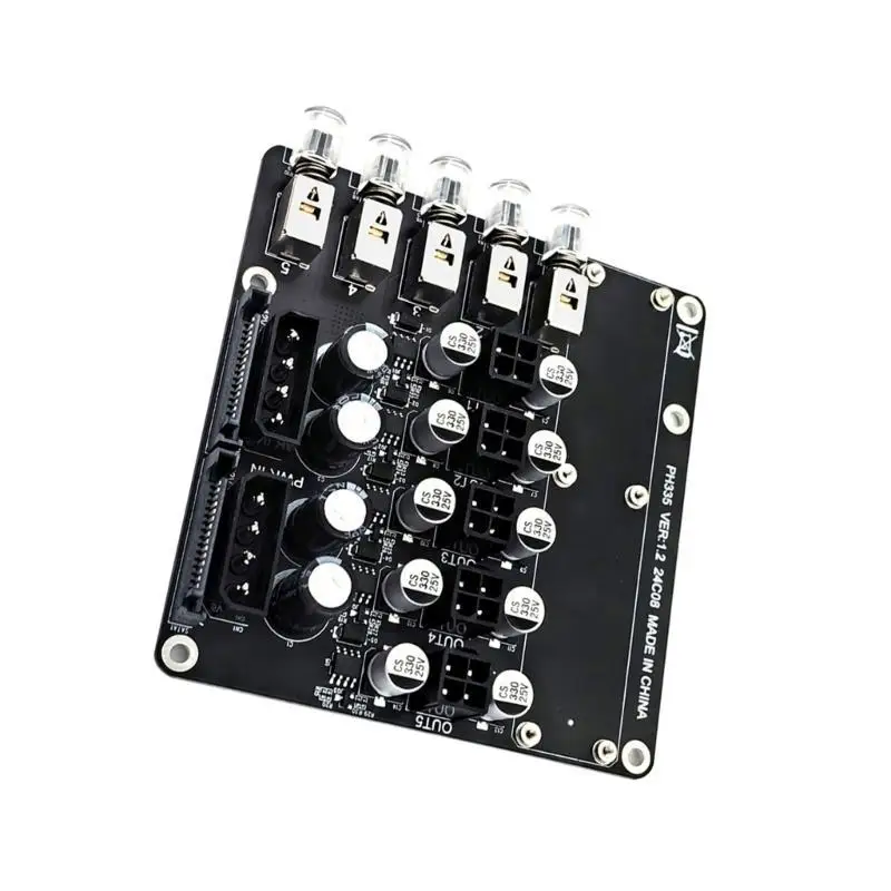 R53C Hard Disk Drive Power Control Module for Desktops 15Pin 2x 4Pin to 4Pin 5/12V Power Supply