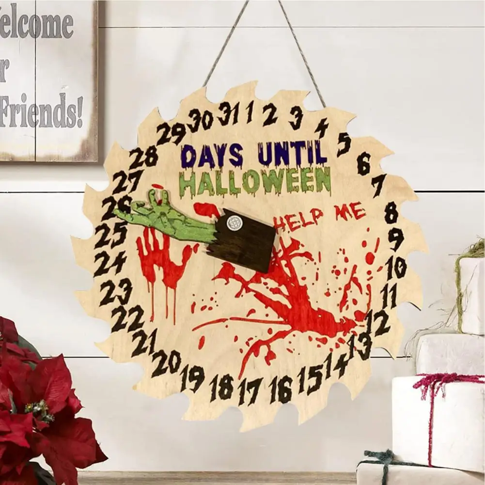 

31 Days Halloween Countdown Calendar Halloween Party Advent Calendar Spooky Wooden Halloween Countdown Calendars Home