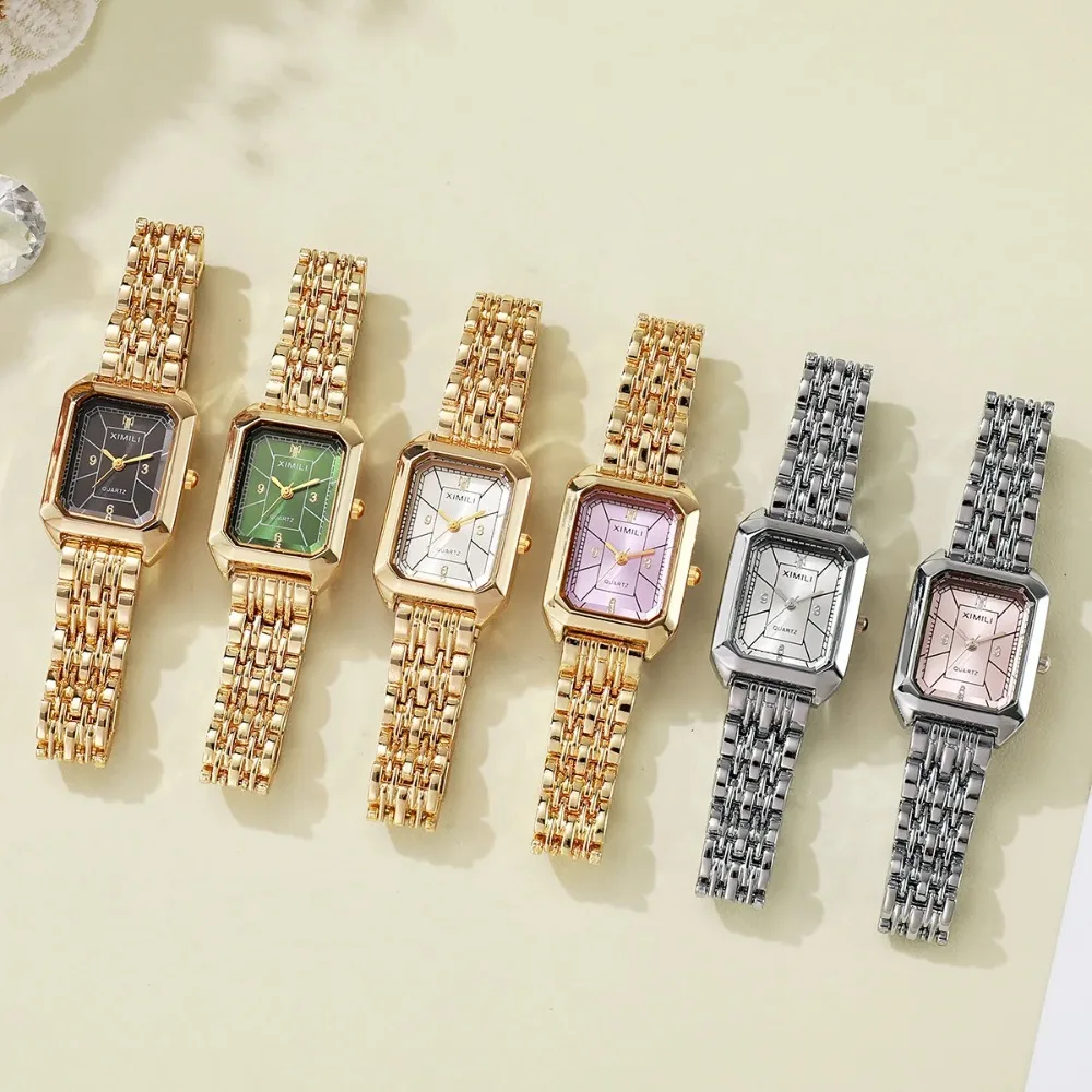 Fashion Ladies Girl Gift Watch New Steel Strap Quartz Watch Hot Sale Women Watch Luxury Wristwatches Dropshipping Clock
