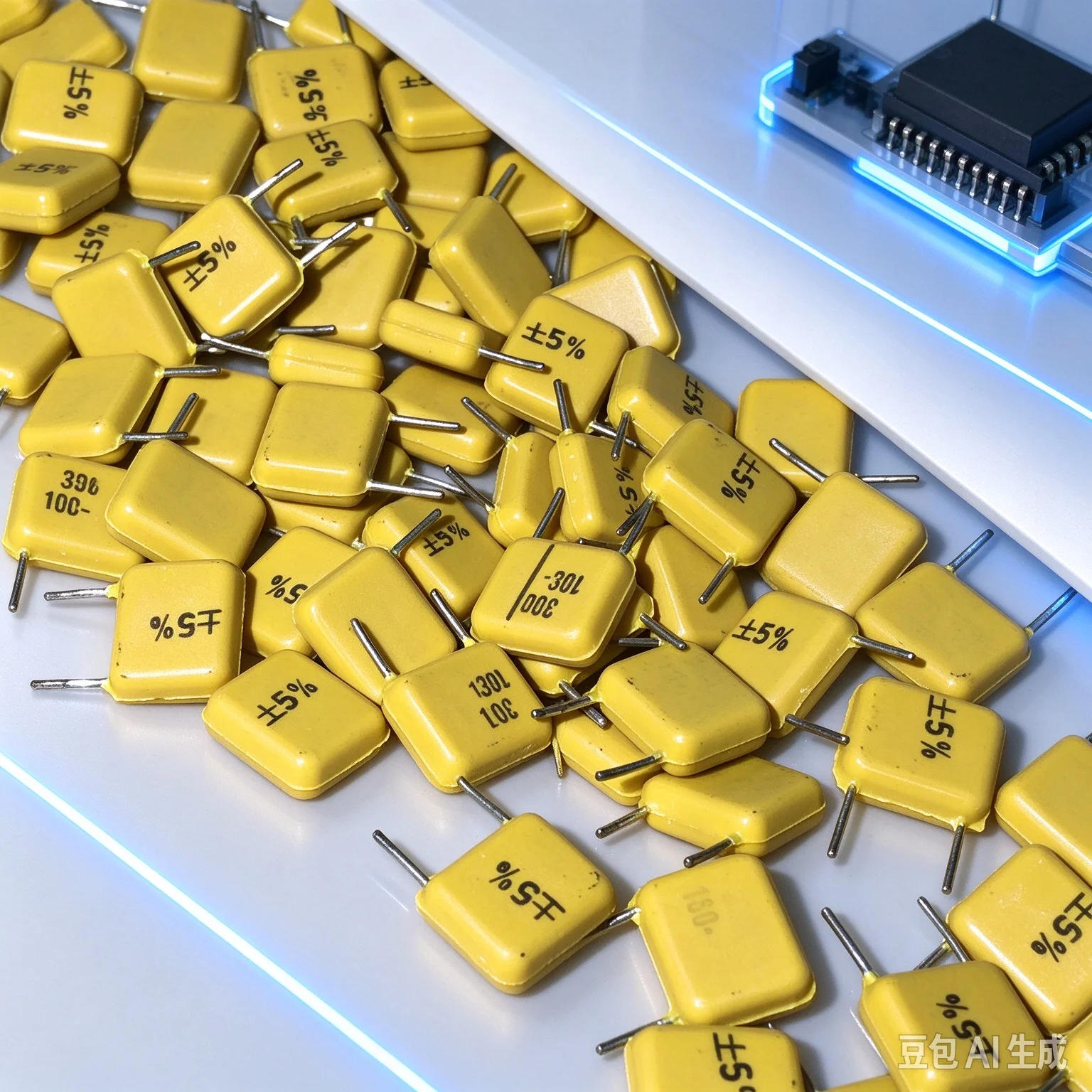 vintage-for-wima-yellow-fkc-390pf-160v-tin-foil-audio-coupling-capacitor-100pcs