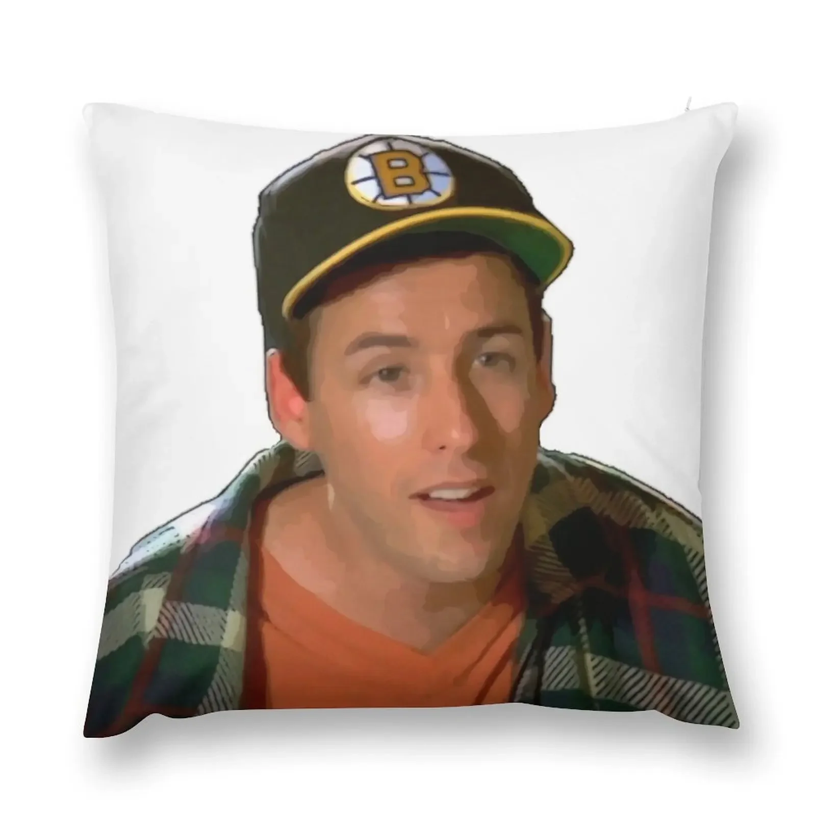 Happy Gilmore (Adam Sandler) Throw Pillow Pillows Aesthetic christmas pillow case Throw Pillow