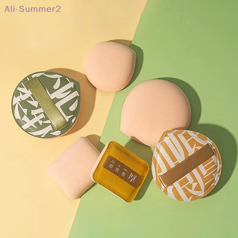 ฟองน้ำแต่งหน้า {MX} เนื้อนุ่มพิเศษ ฟองน้ำหนาสำหรับเครื่องสำอาง คอนซีลเลอร์ รองพื้นแบบแอร์คุชชั่น อุปกรณ์เสริมความงามสำหรับใบหน้า