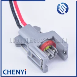 2 Pin 1.5mm Waterproof Automotive Connector Fuel Diesel Injector Fuel Rail Plug T15 10811963 240PC024S8014 with 15cm wire