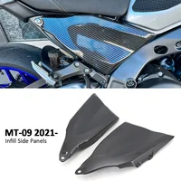 Nueva cubierta protectora de marco ABS para motocicleta, carenados de paneles laterales de relleno con Kit de montaje 2021 2022 para Yamaha MT-09 MT09 MT 09