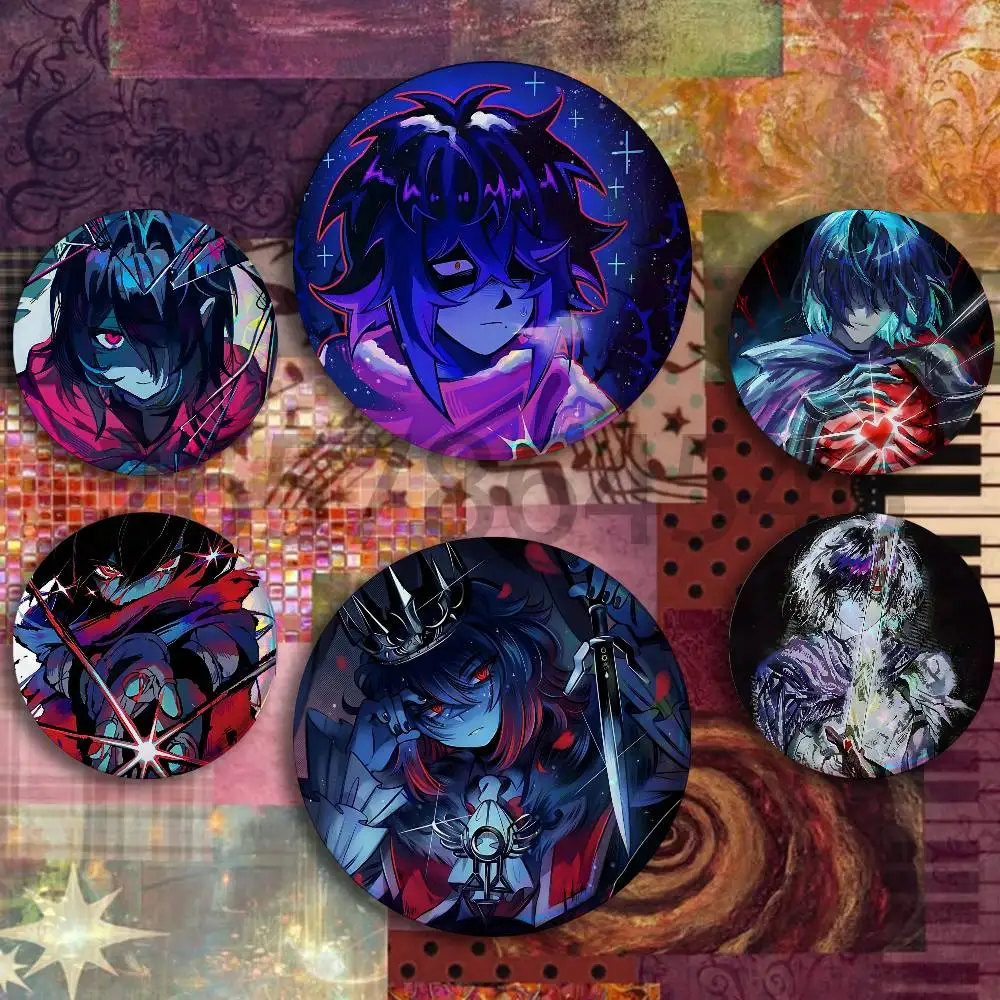 K-kris Deltarune Button Badge Set Pin Single Pack Anime Merch for Ita Bags Badge Collectible Buttons