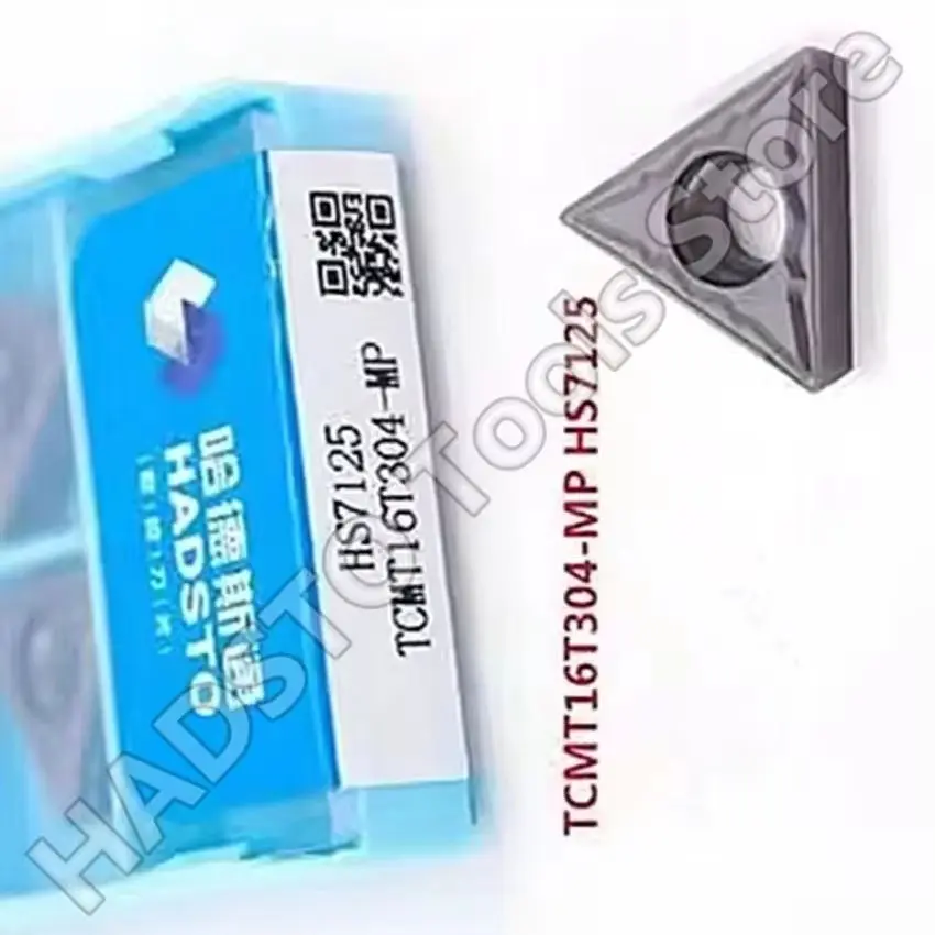 TCMT16T304-MP HS7125 HADSTO TCMT16T304-MP TCMT16T304 CNC blade carbide inserts Turning tools inserts 10pcs/box