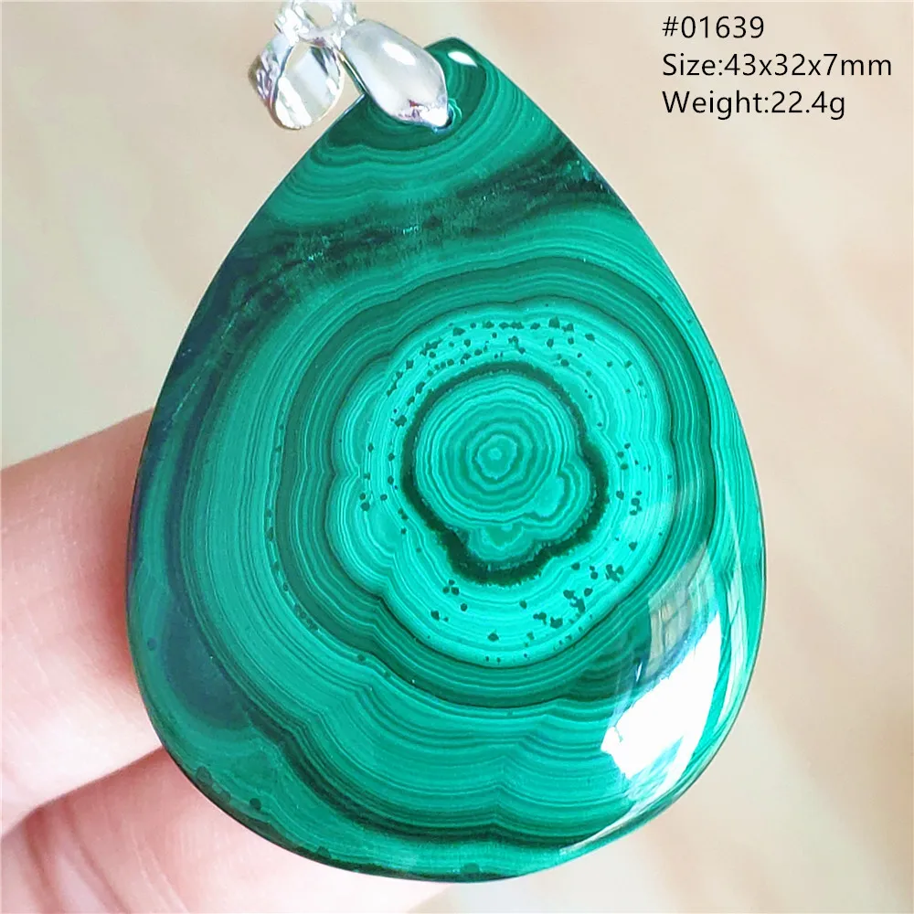 

Natural Chrysocolla Green Malachite Pendant Water Drop Big Women Men Fashion Green Jewelry Necklace AAAAAA