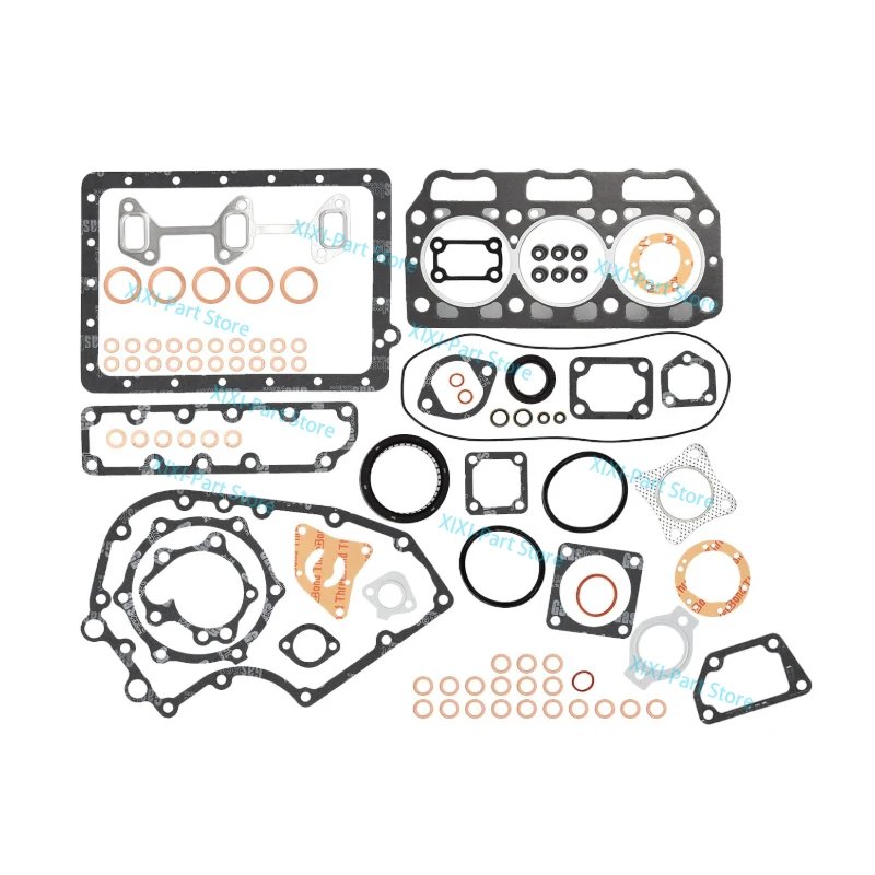 3GM30F 3GM30 Full Gasket Kit Set For Yanmar Marine Boat Engine With Cylinder Head Gasket Overhaul Rebuild Kit Set