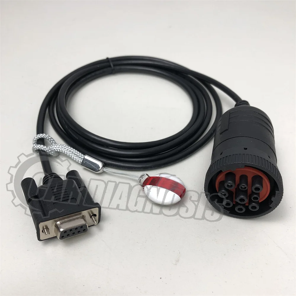 

for Liebherr Heavy Duty Excavator Truck Bulldozer Crane Diagnostic Tool 2.0.1 sculi key dongle DB9 9 pin Deutsch Cable Kit