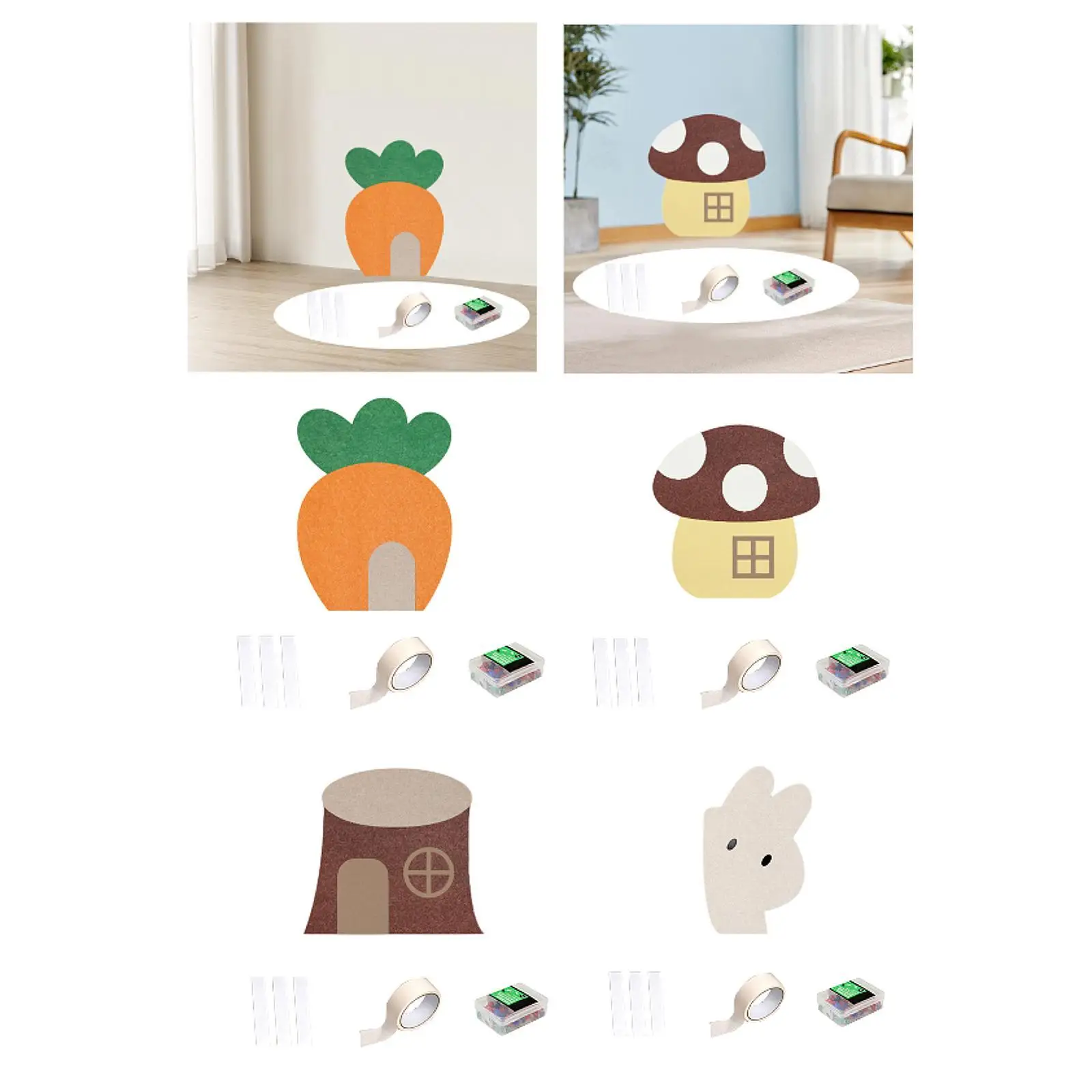 写真を表示するためのポータブルフェルトフォトボード厚いピンボード装飾ルーム