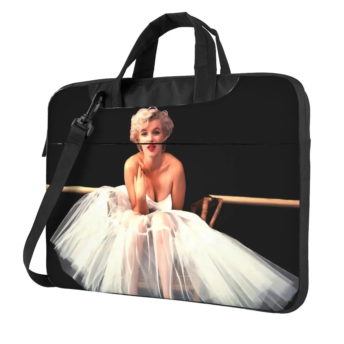 

Marilyn Monroe Portrait Laptop Bag Case Protective Vintage Computer Bag Bicycle Crossbody Laptop Pouch