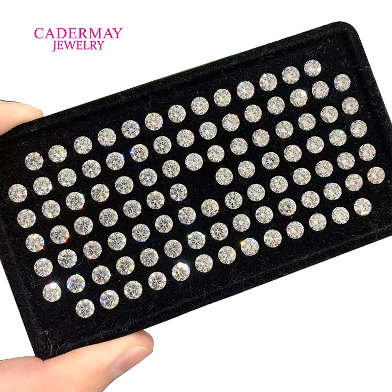 

Wholesale DEF VVS1 Moissanite Loose Stone Moissanite Melees 0.7mm-2.9mm 3mm-11mm Round Moissanite Diamonds With GRA Certificate