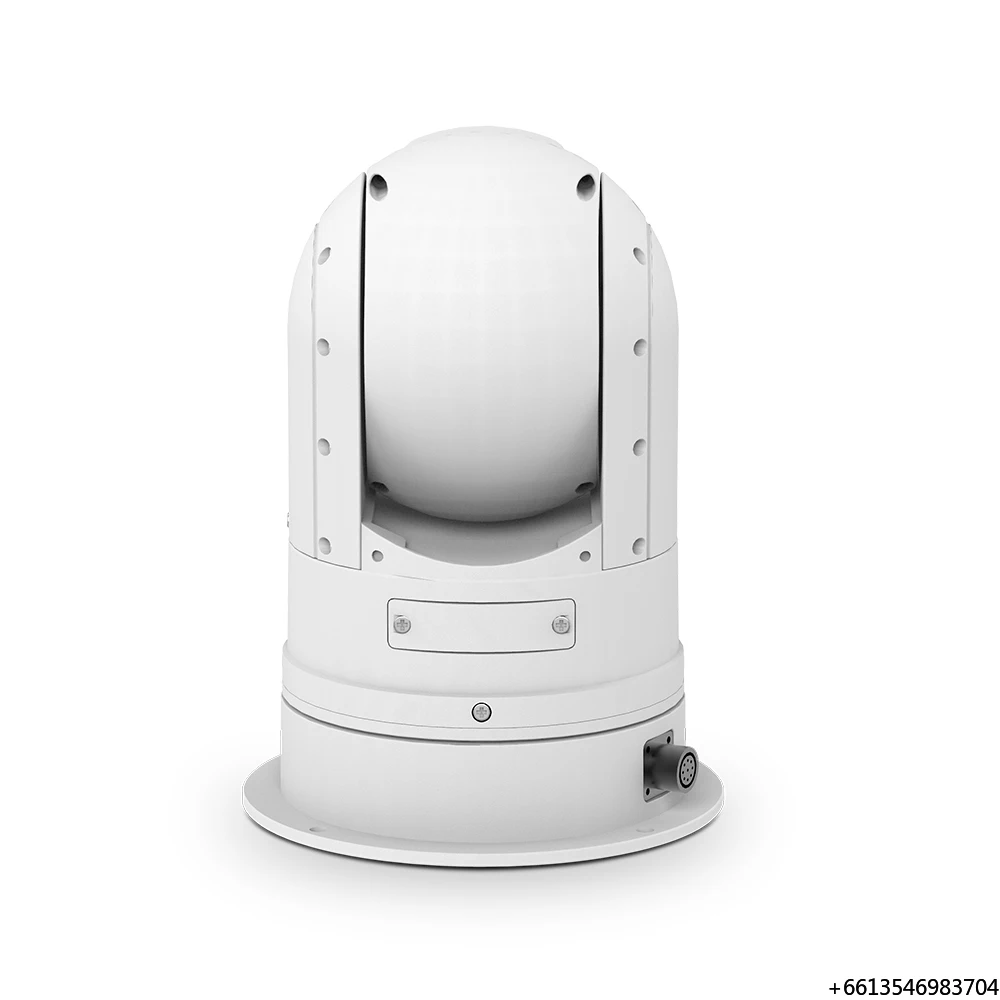 IP66 Full HD 2MP 23X Optical Zoom Rugged for 360 Degree Rotating IR Night Vision Top Mounted Ptz Camera for Marine and Ship