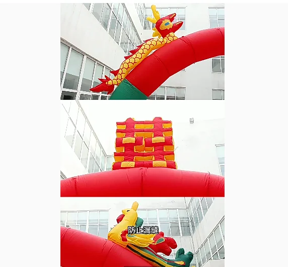 Wholesale Cheap PVC Inflatable Goal Arch for Event Advertising Hot Sale 5m Race Blow up Arch Christmas Model