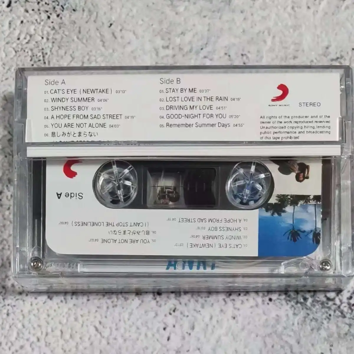 R&B Anri Music Tape Timely Album CAT'S EYE Cassettes Cosplay Walkman Recorder Car Soundtracks Box Party Music Collection Gifts