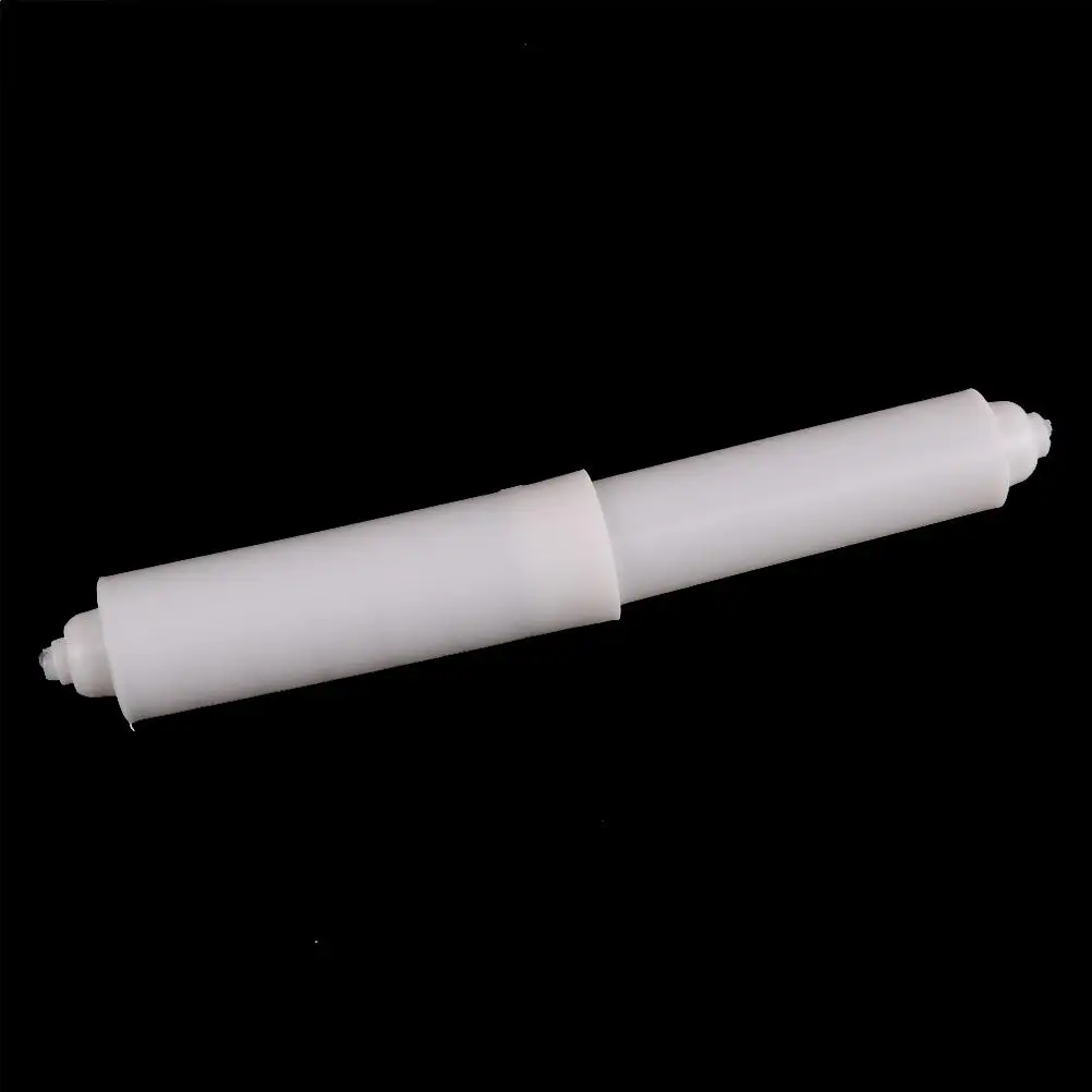 Adjustable Paper Roll Core Tissue Box Replacements Bathroom Plastic Toilet Paper Roll Rods Spring Paper Holder Cores