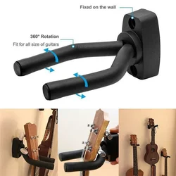 Wall Mount Guitar Hanger Hook Non-slip Holder Stand for Acoustic Guitar Ukulele Violin Bass Guitar Instrument Accessories