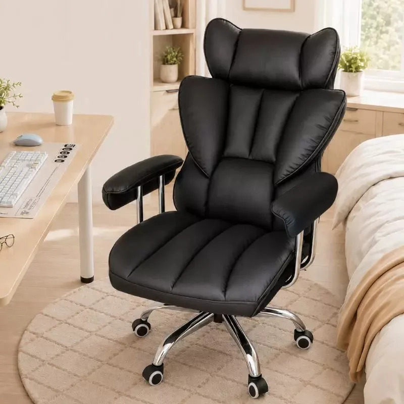 Big and Tall Office Chair 400lbs with Footrest, High Back  Ergonomic Computer Chair