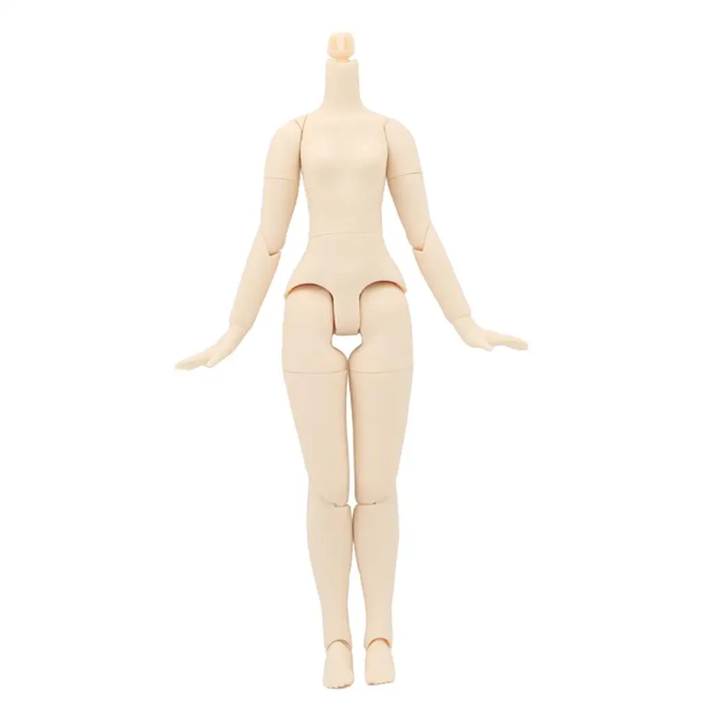 1/6 Scale Nude Flection Figure Model, Natural Skin Doll Body Flexible Joints Action Toy for 12inch Size DIY Custom Female Doll