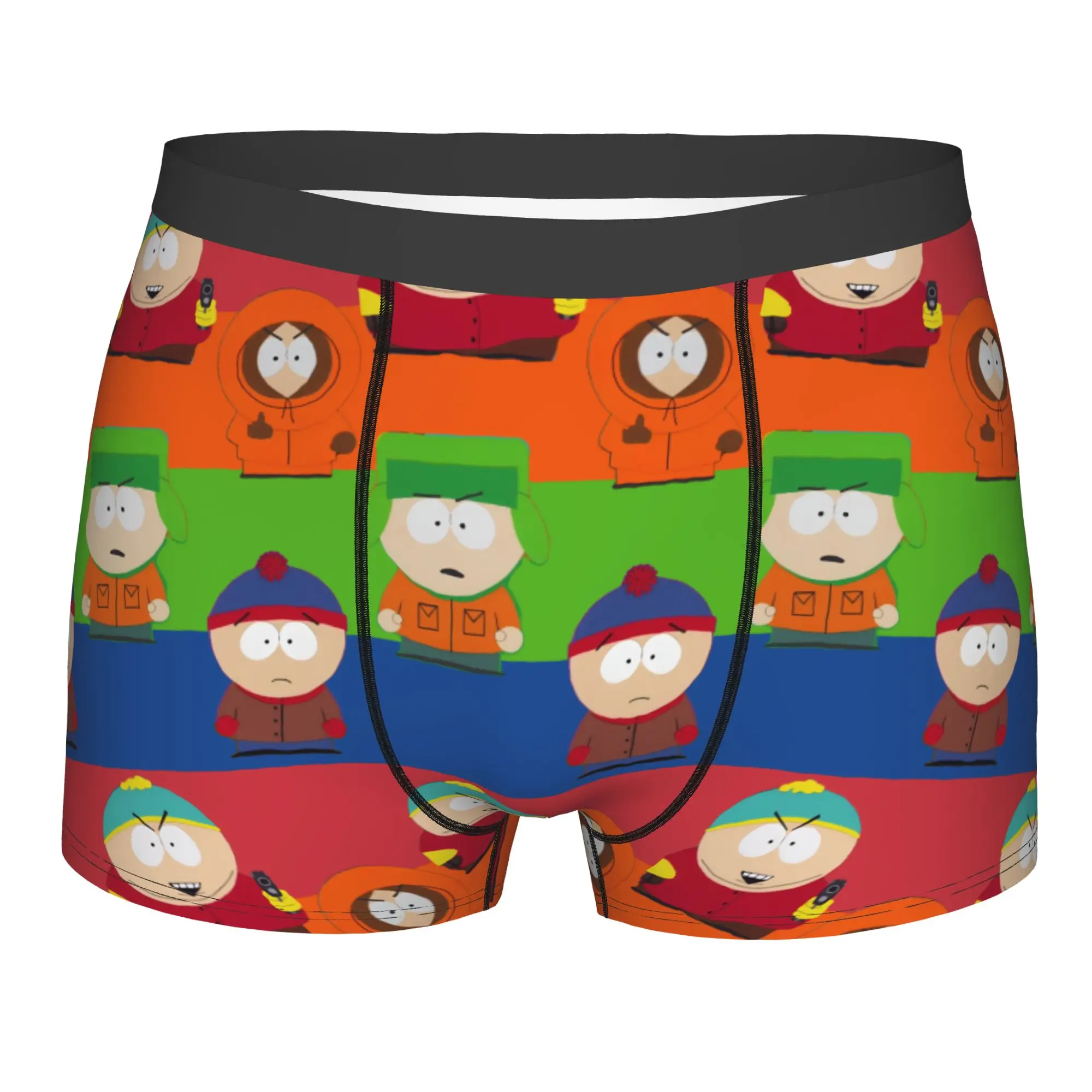 

Custom Southes Cartoon Parked Boxer Shorts For Homme 3D Printed Comic Underwear Panties Briefs Breathable Underpants