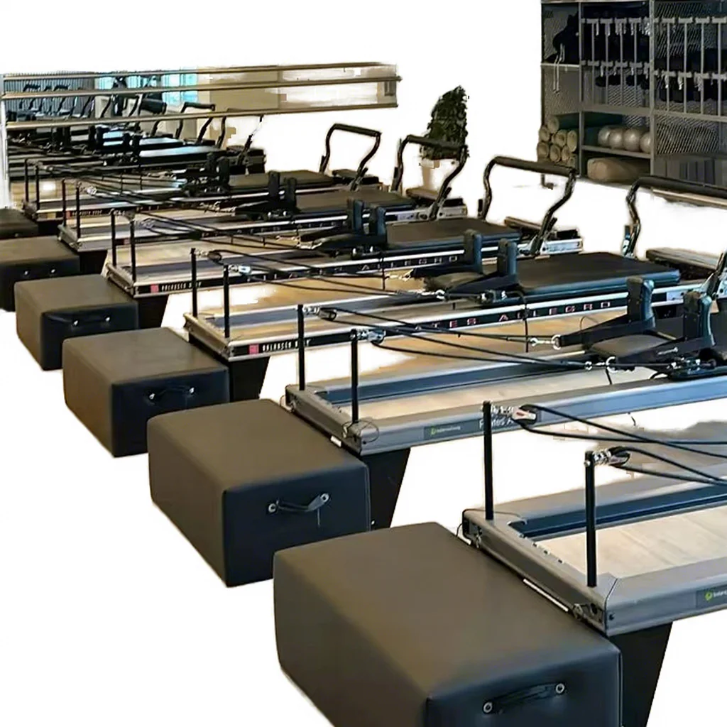 Wholesale Luxury Durable Top Full Track Complete Reformer Machine Aluminum Alloy Track Pilates Reformer With Tower Metal
