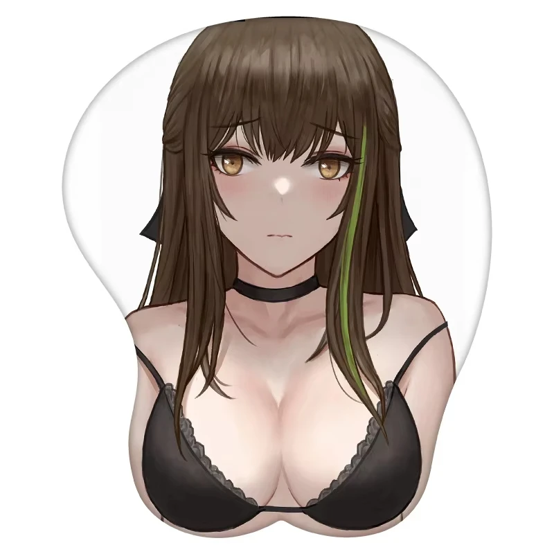 

3D Mouse Pad M4A1 Girls' Frontline Anime Mousepad Wrist Rest Silicone Sexy Creative Gaming Mat Gift