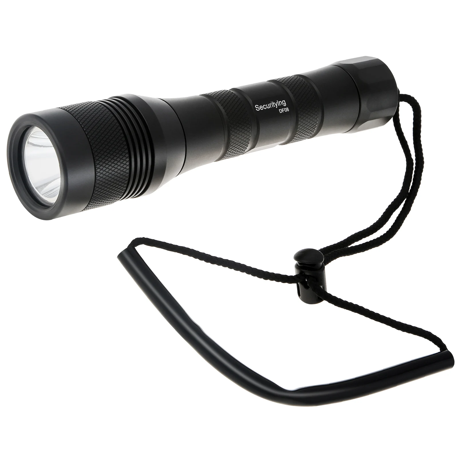 SecurityIng DF08 Max 1050 Lumens 150m Underwater IPX8 Scuba Diving Flashlight for Professional Diving / Outdoor / Camping/Hiking