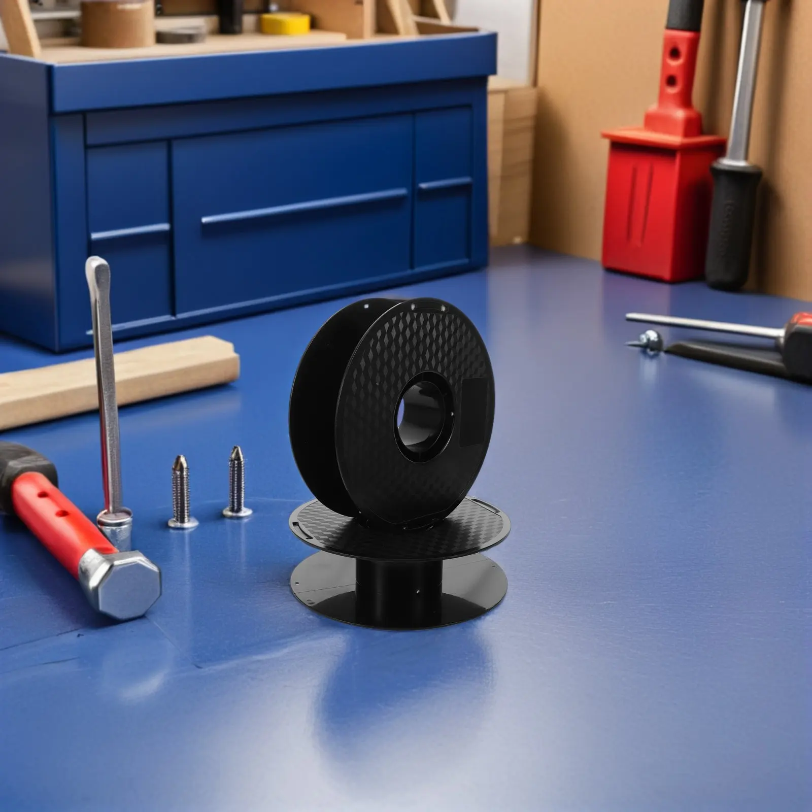 

4Pcs Universal Filament Spool Organizer Refillable ABS Plastic Wire Spool Holder for 3D Printer Filament Storage Dispenser Rack