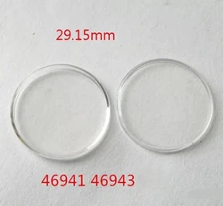 29.15mm Watch Mirror 1Pcs Crystal Accessories for 46941 46943 Movement Organic Rubber Cover Replacement Repair Parts