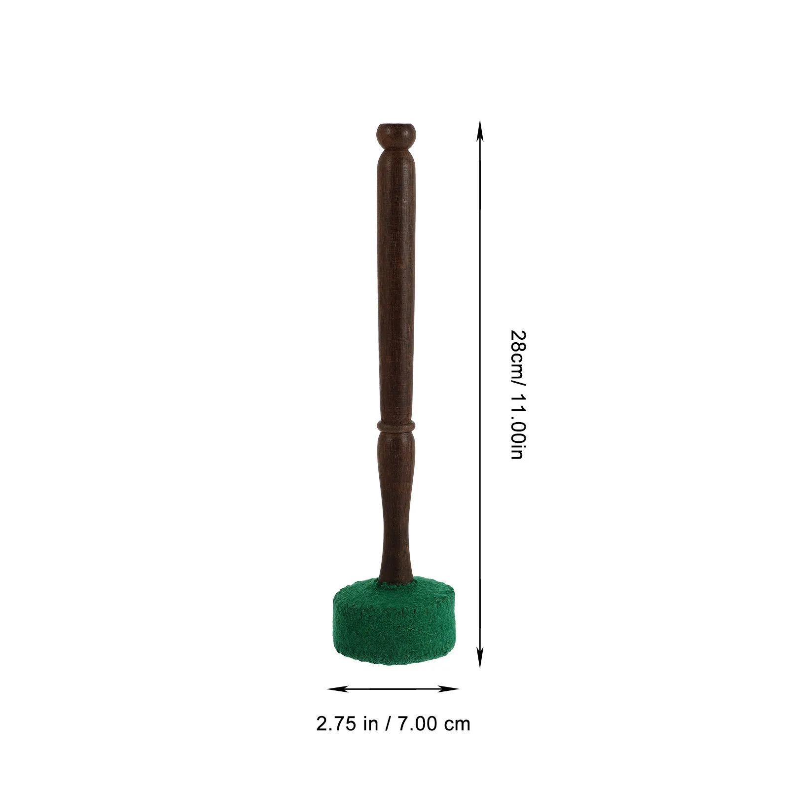 Exquisite Buddhist Sound Bowl Wood Mallet for Gong Singing Bowls Relaxation Therapy Sound Healing Practice Religious Meditation