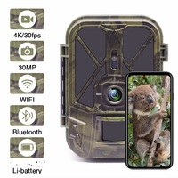 4K Live Show Stream Trail Camera 30MP WiFi APP Bluetooth Hunting Cameras With 8000mAh Li-Battery Night Vision WiFi940PROLI