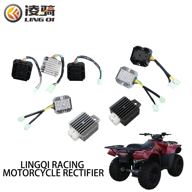 LINGQI 4 Wire 5 Wire Motor Voltage Regulator Rectifier for Pit Dirt Bike ATV Moped Scooter Universal Connector Plug Spare Parts