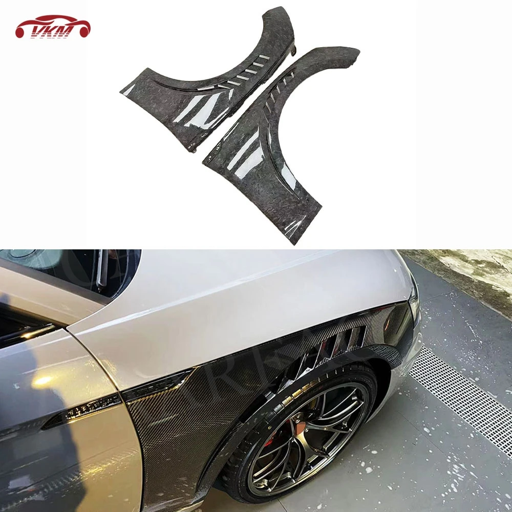 

Car Side Fender Front Bumper Trim Spoiler Cover for Audi A5 S5 2017-2020 Carbon Fiber Body Kits FRP Decoration Accessories