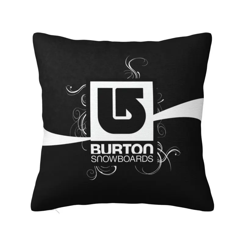 

Custom Burtons Arrow Logo Snowboards Pillowcase Chair Cushion Cover Square Pillowcase