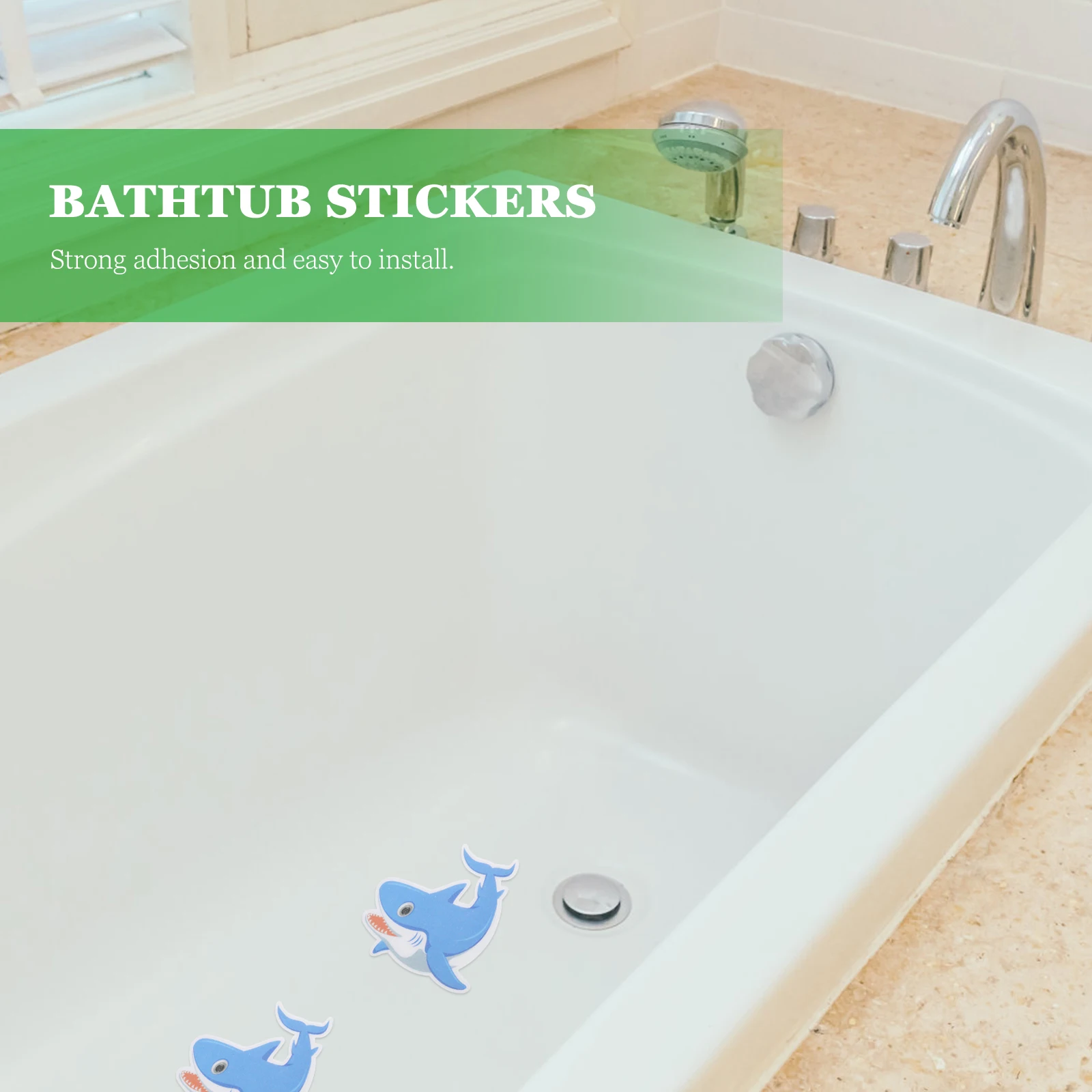 

5pcs Anti Slip Stickers for Bathtub Bathroom Kids Cartoon Child Baby Nonslip Treads Waterproof Practical Safety Pad