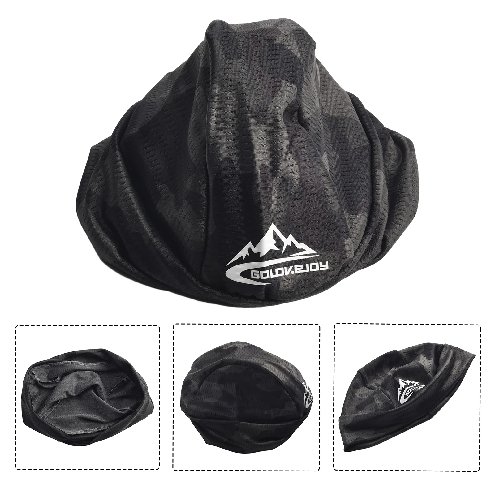 Cooling Skull Cap Helmet Quick Dry Cycling Cap Motorcycle Helmet Liner Bike Summer Riding Anti-sweat Hat 5 Colors 26x19cm