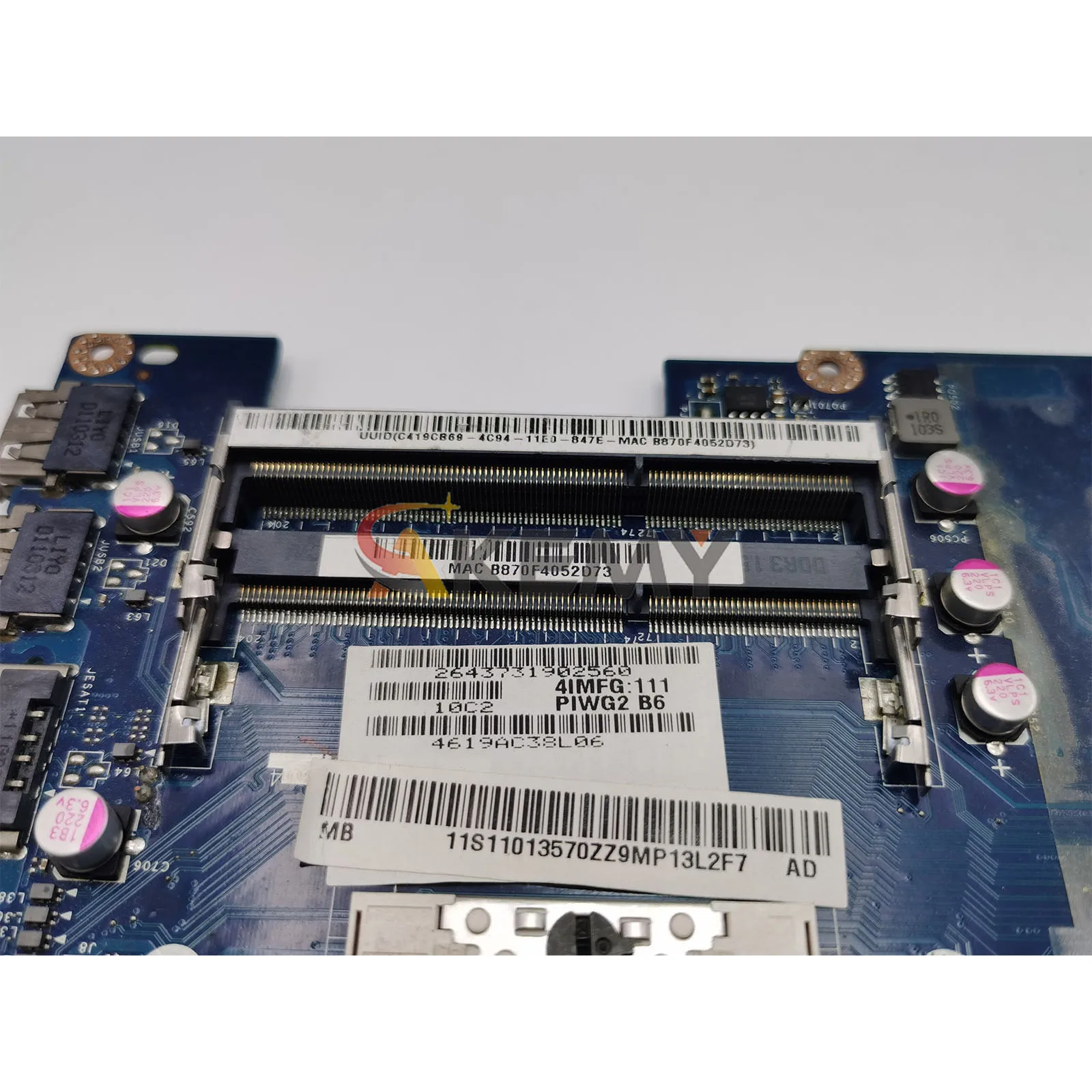 LA-675AP For Lenovo G570 Laptop Motherboard with HM65 DDR3 HDMI 100% Fully Tested