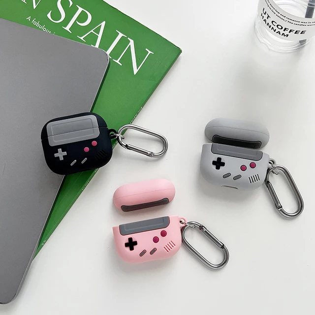 Nowe etui na słuchawki Airpods Pro 2 3D Gamepad Gameboy Akcesoria do słuchawek Miękkie etui ochronne Pokrowiec na słuchawki Airpods 1/2/3