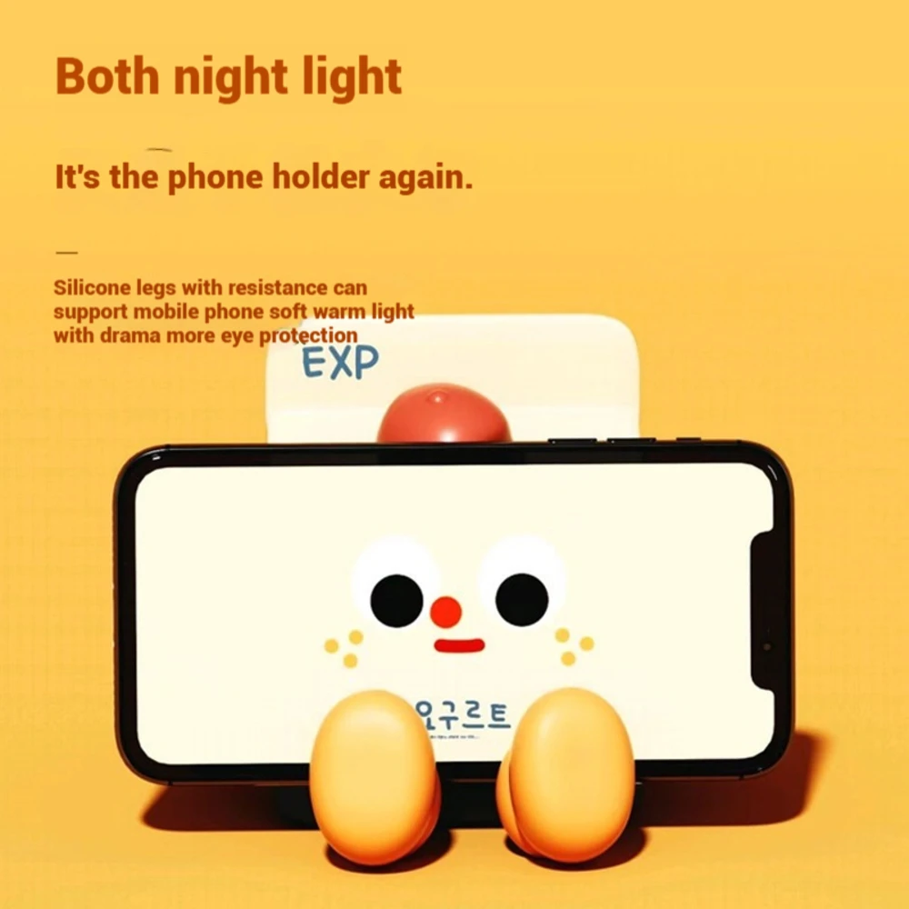 Caja de leche de dibujos animados, luz nocturna, bonita lámpara LED para mesita de noche para habitación de niños, función de temporizador automático recargable por USB, decoración de ayuda para dormir