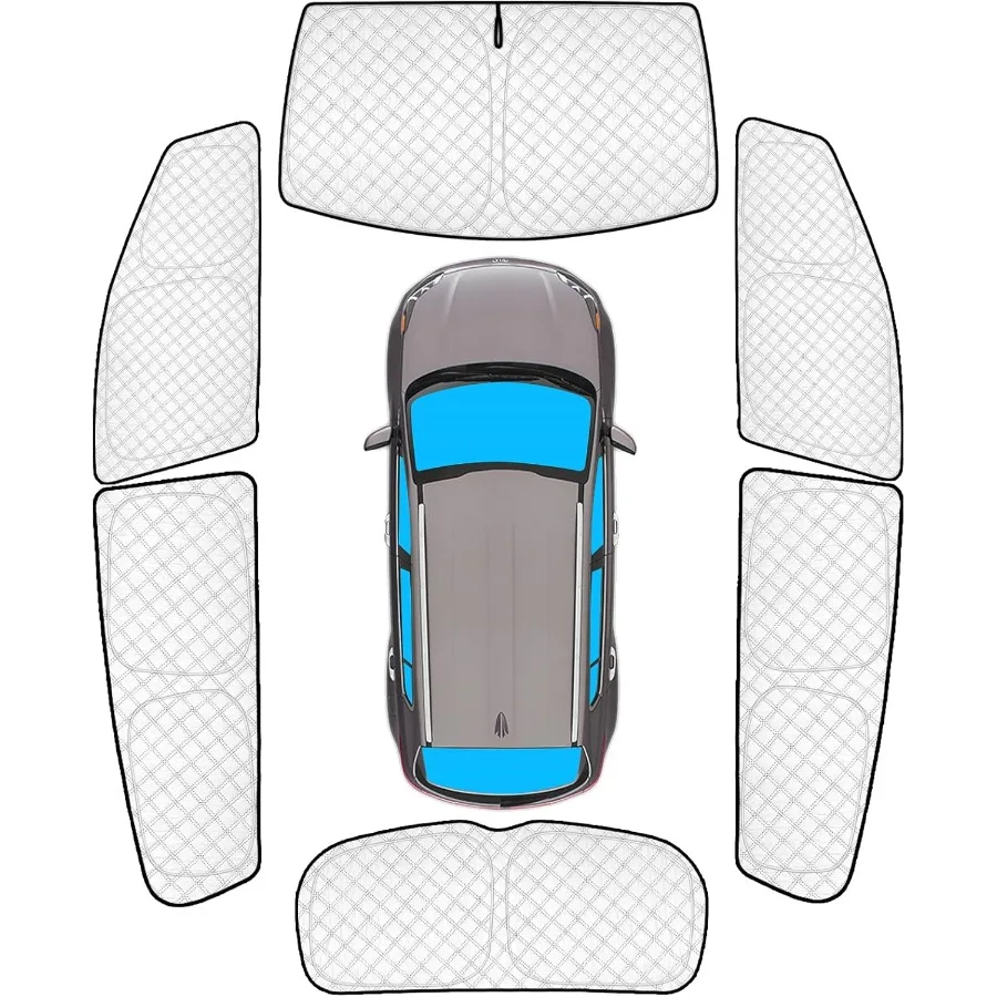 

6pcs Thicken Full Sun Shades for KIA Sportage 20172022 Accessories Custom Fit Privacy Car Window Covers for Windshield Side Rea