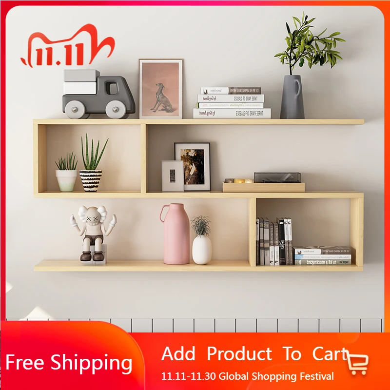 

Настенные полки Repisas, угловой деревянный ящик для хранения, скандинавская витрина, подставка для гостиной, ванной комнаты, книжный журнал, украшение комнаты Estante