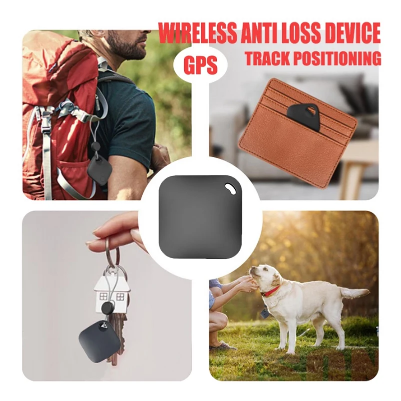 Mini Bluetooth Key Finder Works with iOS Find My APP Global Network Smart Tag Tracker for IOS 14.5 System Item Locator for Bags