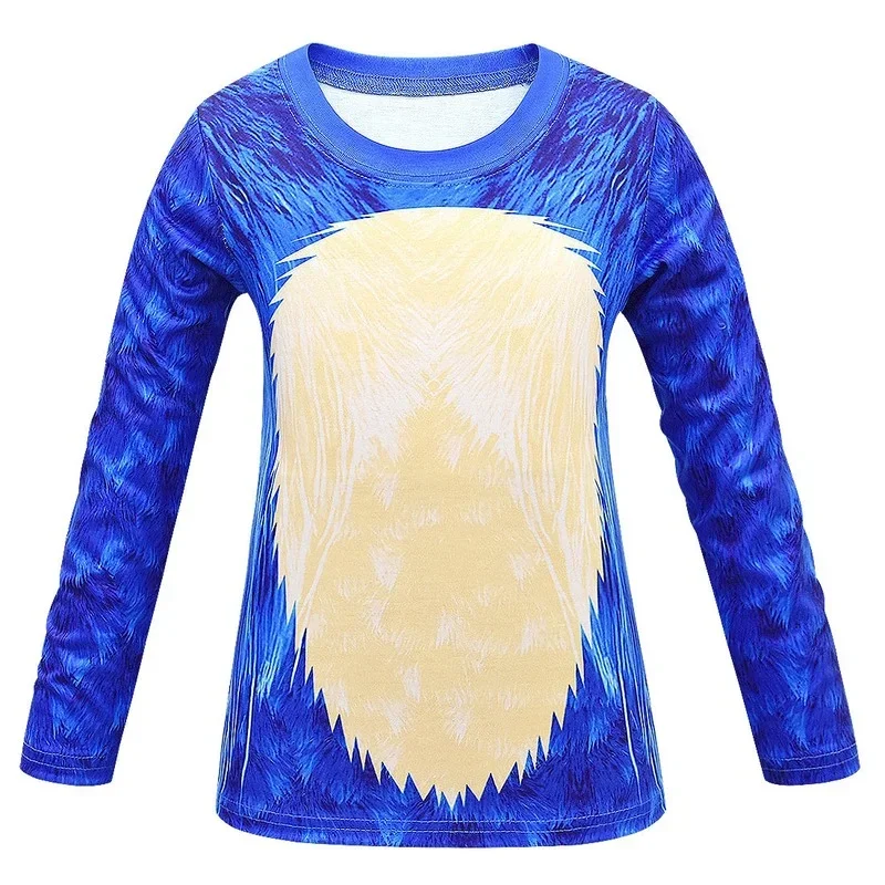 子供のためのソニックマスク,子供のためのコスプレ衣装,男の子のための面白い衣装,音楽付きのスーツ,ハロウィーンパーティー